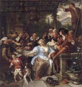 Jan Steen Merry company on a terrace china oil painting artist